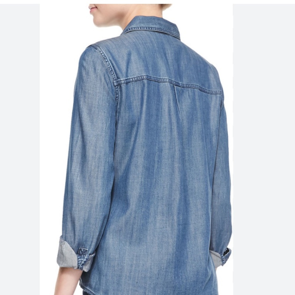 Eileen Fisher Denim Shirt - L - Picture 3 of 11